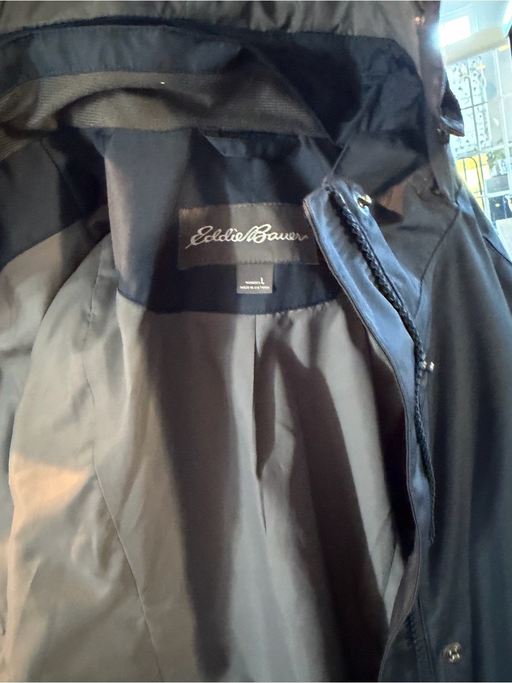 Eddie Bauer Blue Ski & Snow Jacket with Hood